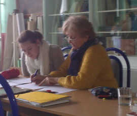 Андреа Томаш са професорицом Јелицом Чолић